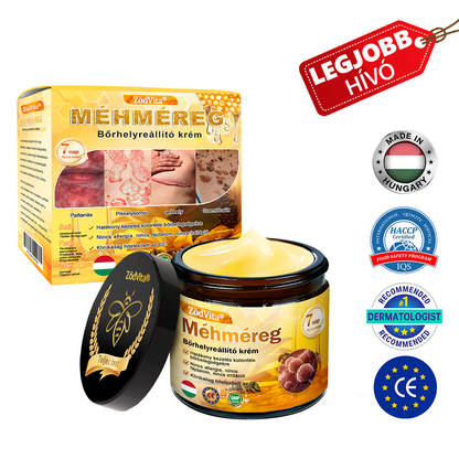 📦 Bőrgyógyász ajánlása ✨ ZödVita® Méhméreg Bőr Helyreállító Krém 🔥 Magyar fejlesztés, magyarországi gyártás és szállítás