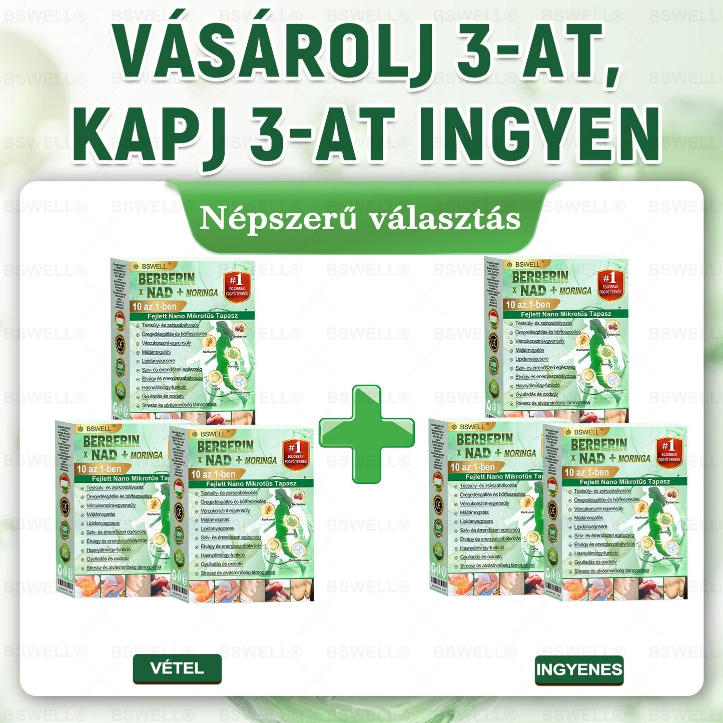 BSWELL® Nano mikrotűs karcsúsító tapasz (Csak naponta egyszer, látható változások 28 nap alatt) ✅ Elhízás, szív- és érrendszeri egészség, cukorbetegség, alvási apnoé, bélflóra, ízületi problémák és egyéb tünetek esetén