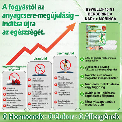 BSWELL® Nano mikrotűs karcsúsító tapasz (Csak naponta egyszer, látható változások 28 nap alatt) ✅ Elhízás, szív- és érrendszeri egészség, cukorbetegség, alvási apnoé, bélflóra, ízületi problémák és egyéb tünetek esetén