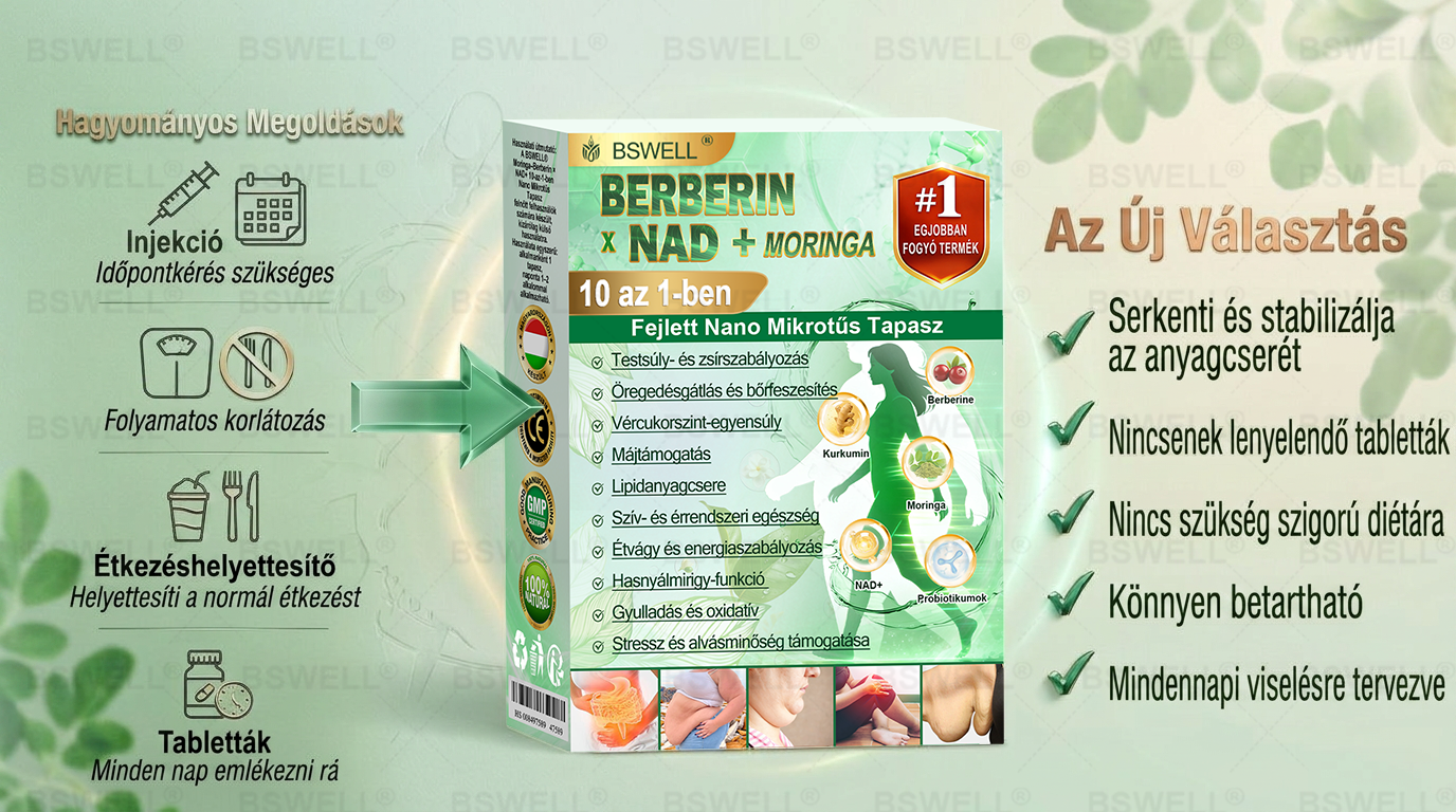 🏆🏆 BSWELL® Nano mikrotűs karcsúsító tapasz