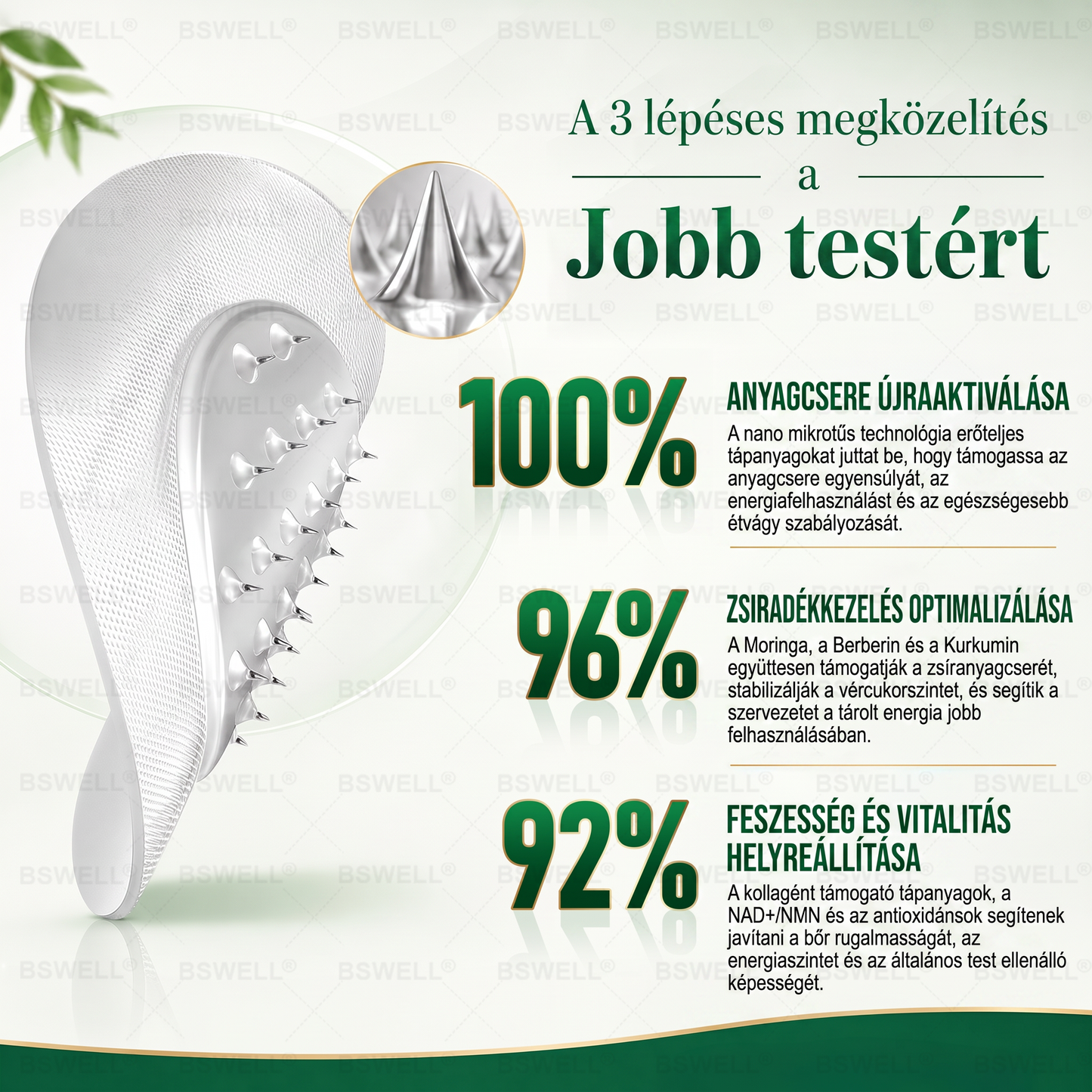 🏆🏆 BSWELL® Nano mikrotűs karcsúsító tapasz