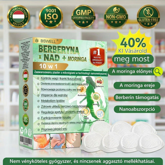 BSWELL® Nano mikrotűs karcsúsító tapasz (Csak naponta egyszer, látható változások 28 nap alatt) ✅ Elhízás, szív- és érrendszeri egészség, cukorbetegség, alvási apnoé, bélflóra, ízületi problémák és egyéb tünetek esetén