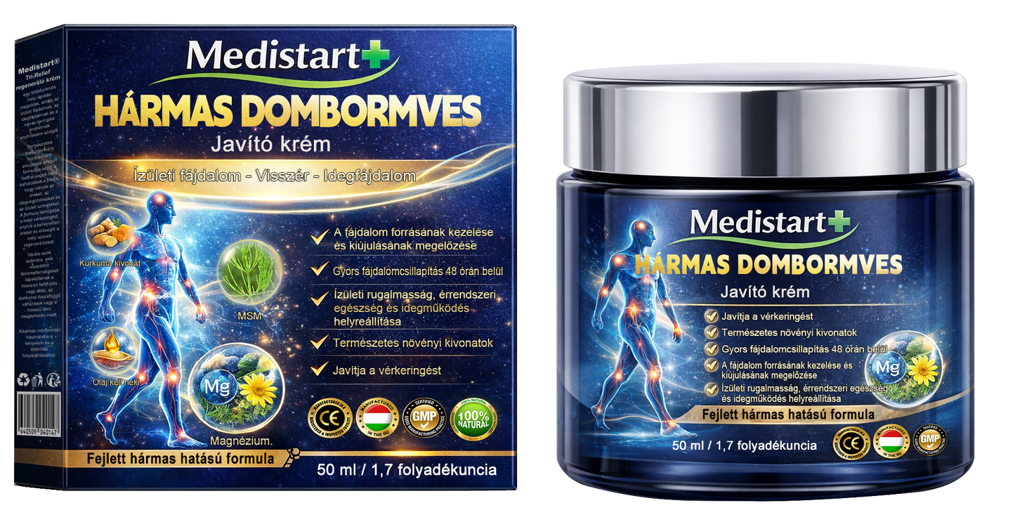 ✨ Medistart® 3 az 1-ben regeneráló krém Egy kenés, három hatás – 7 nap alatt véget vet az ízületi fájdalomnak, idegfájdalomnak és visszérnek