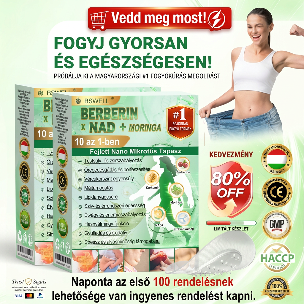 🧑‍⚕️ BSWELL® Nano mikrotűs karcsúsító tapasz (Csak naponta egyszer, látható változások 28 nap alatt) ✅ Elhízás, szív- és érrendszeri egészség, cukorbetegség, alvási apnoé, bélflóra, ízületi problémák és egyéb tünetek esetén